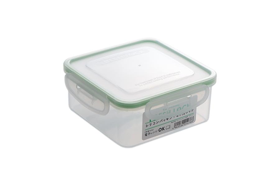 フレッシュロック正方形 グリーン 【まとめ買い90個セット】 山田化学 （4965534214766）