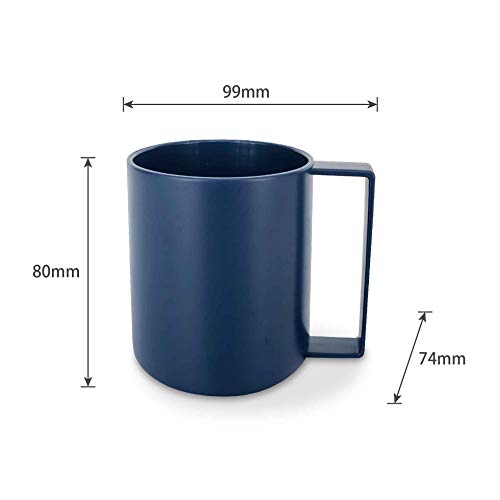 持ちやすく倒れにくい マグカップ みたいに使える 紙コップホルダー 紙コップ オフィス ホルダー 7オンス 9オンス レジャー 便利 安心 (ネイビー)