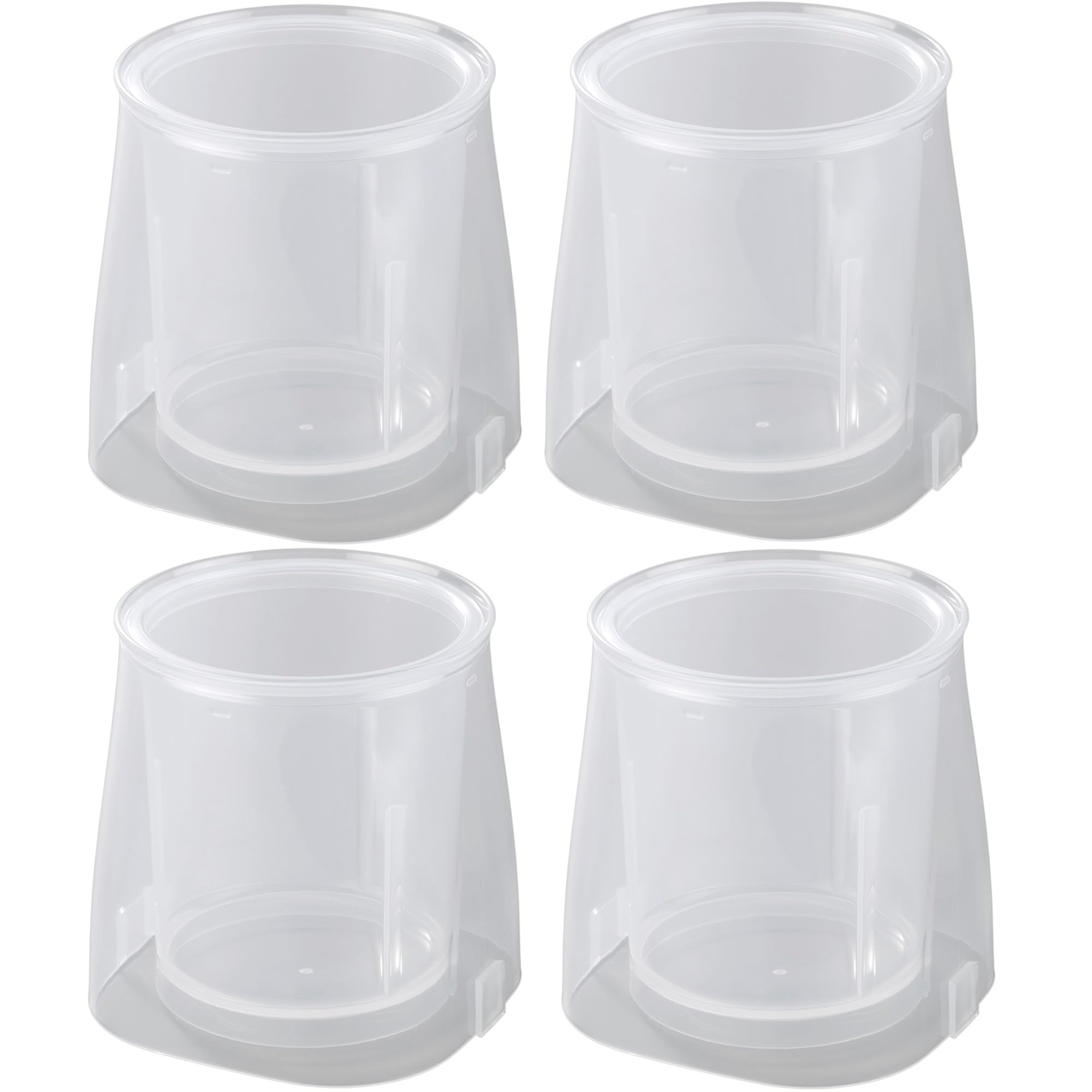 イノマタ化学(Inomata-K) 野菜イキイキスタンド 4個セット 日本製 葉物 根菜 立てて収納 水につけて鮮度キープ 連結できる 5070